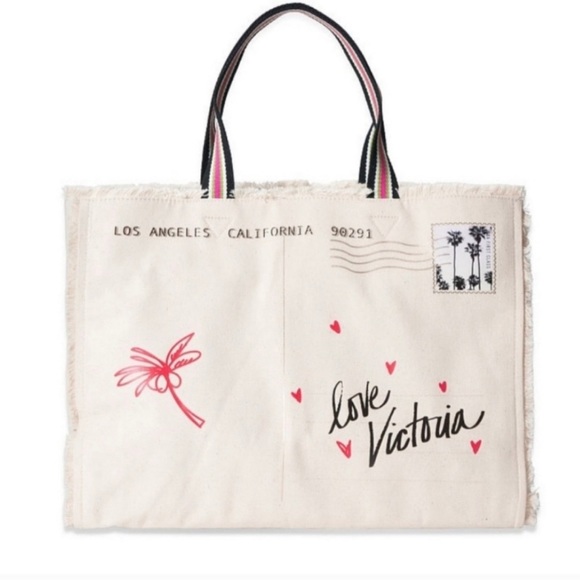 NWT Victoria's Secret Beach Tote Bag - Picture 3 of 7